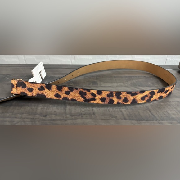 Michael Kors Leopard Print Belt